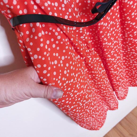 Anthropologie Hi There by Karen Walker Polka Dot Dress Anthropologie 14 Retro - Picture 6 of 13